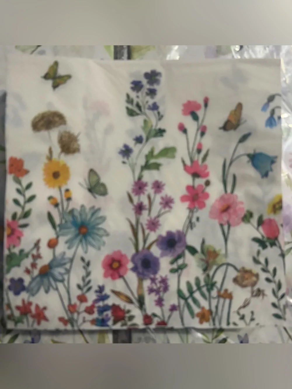 Floral Garden Party Set - Mixed Pastel Floral & Butterfly Design.